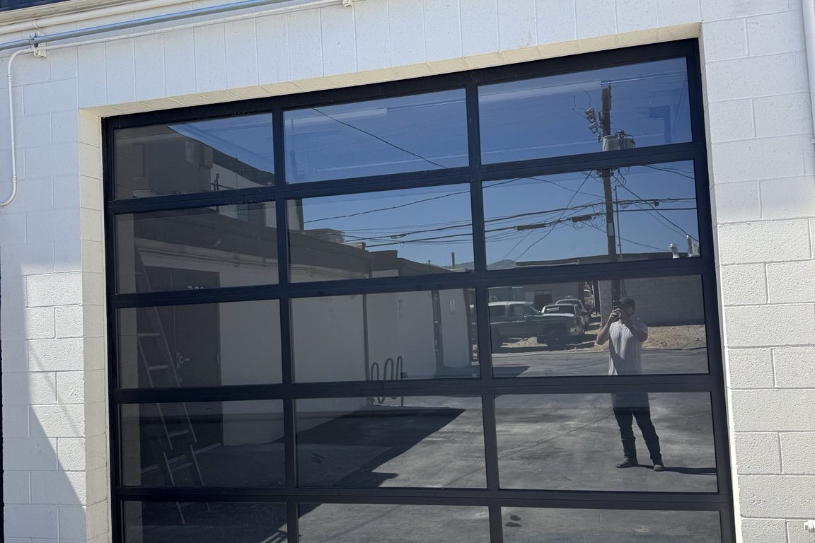 Finished full-view overhead door